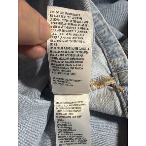 Women’s American Eagle Denim Dress XL NWT Retail $60 - Picture 5 of 6